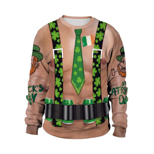 Funny St. Patrick's Day Sweater For Men ☘️👕