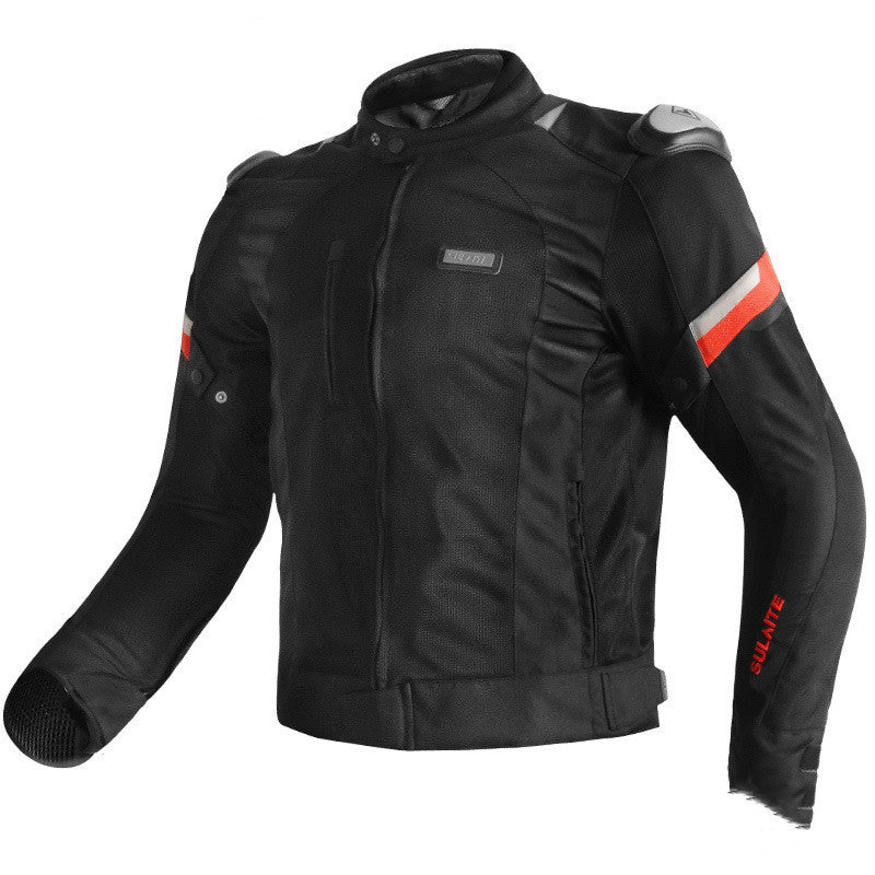 Motorcycle Mesh Riding Clothes Four Seasons Breathable Anti-fall Suit