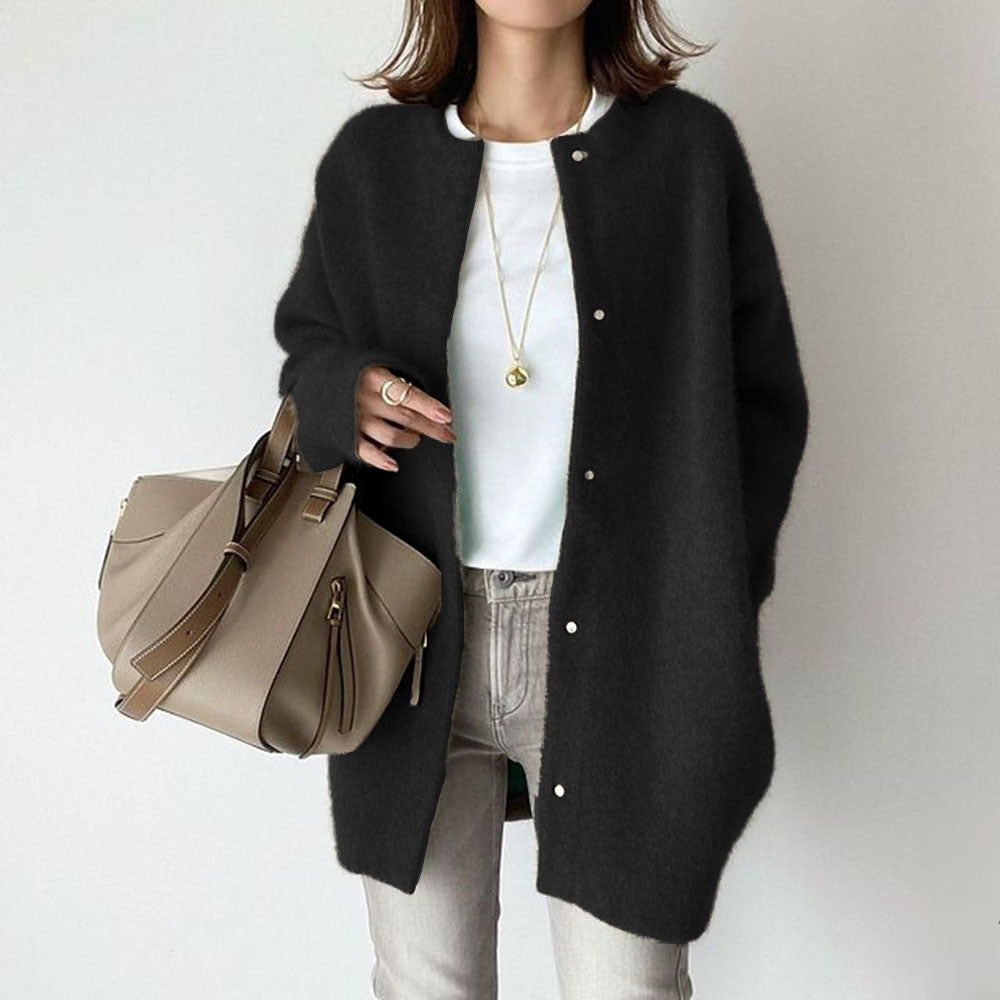 Fantastic Round Neck Jacket for Autumn And Winter