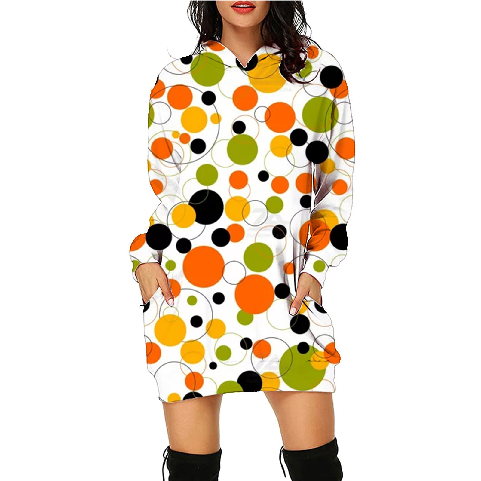 Beautiful Long Hoodie With Pockets Sweater - A Trust Market