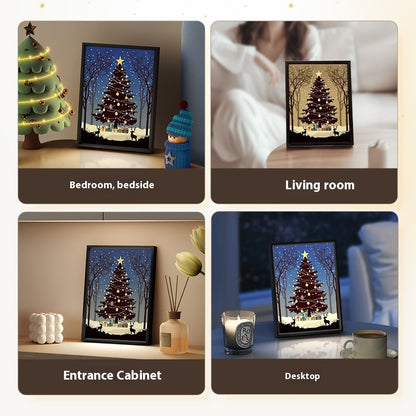 New Luminous Christmas Tree Painting And Bluetooth Speaker