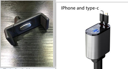 Great Super Fast Car Charger 100W With USB And TYPE-C Adapter