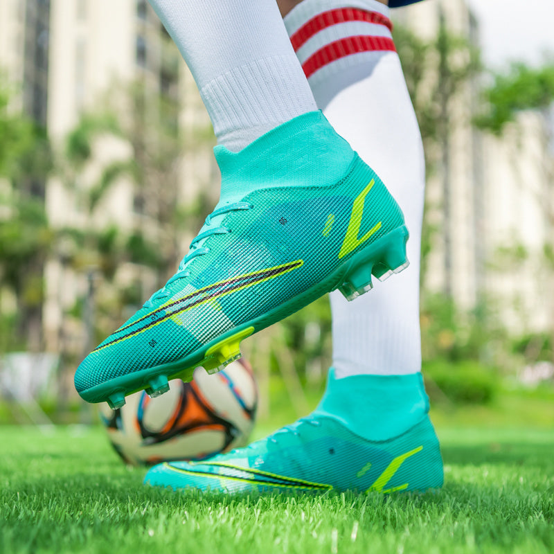 High Top  Soccer/Football Boots For natural or Artificial Turf