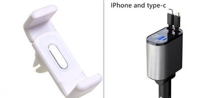 Great Super Fast Car Charger 100W With USB And TYPE-C Adapter