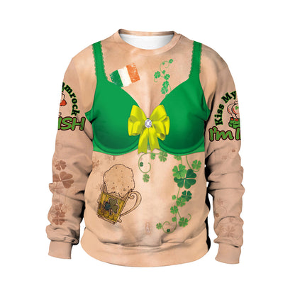 Funny St. Patrick's Day Sweater For Men ☘️👕