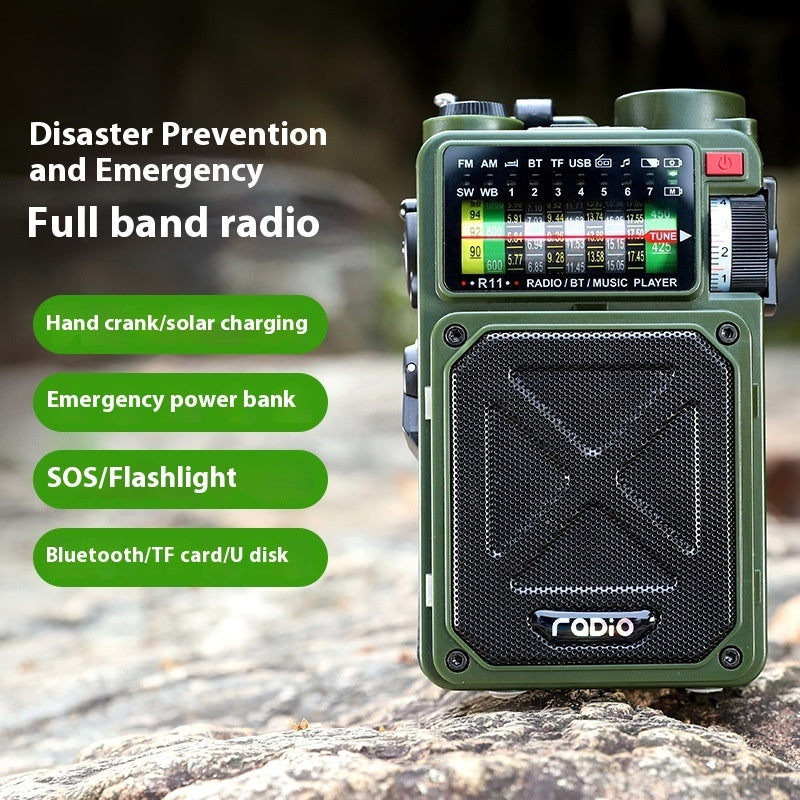 Indispensable Emergency Radio With Crank To Power Generation and Solar Charging 📻