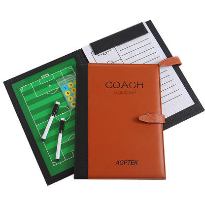 Soccer Tactical Board With Magnetic and Leather Cover - A Trust Market