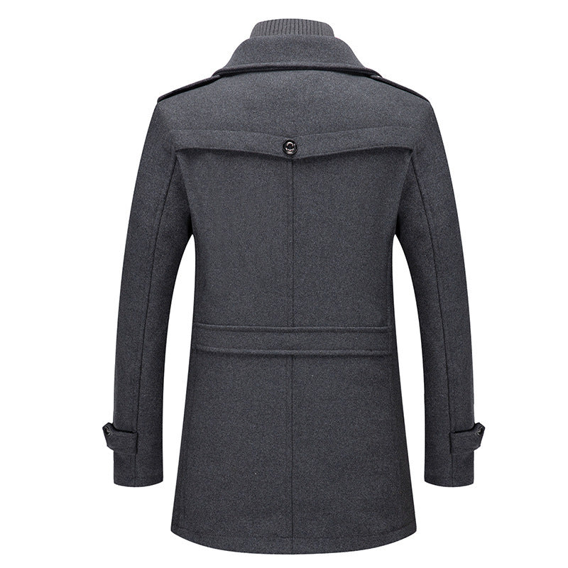 Beautiful Cold-resistant Cotton and Woolen Jacket For Business Gentlemen (Sale 🚨)