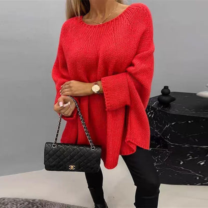 Winter Loose Batwing Sleeve Pullover
