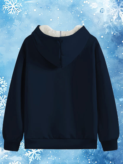 London Warm Hoodie. Sports Sweatshirt for Women.