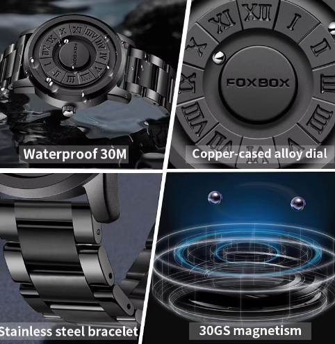 Elegant Brand New Magnetic Watch With Quartz Chronograph - A Trust Market