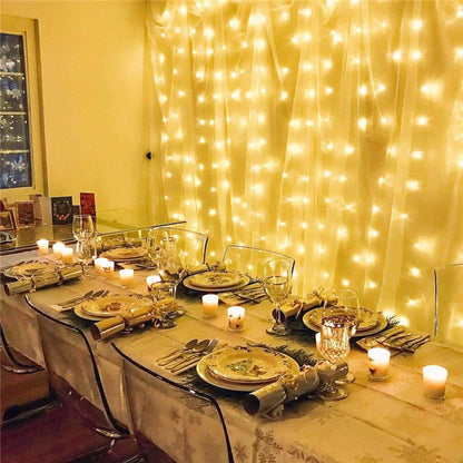 Fantastic LED Curtain With 8 Modes And Remote Control