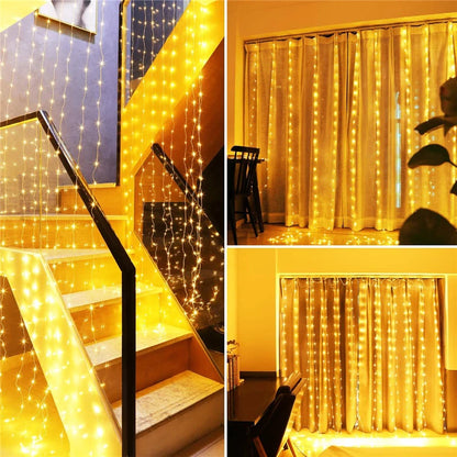 Fantastic LED Curtain With 8 Modes And Remote Control