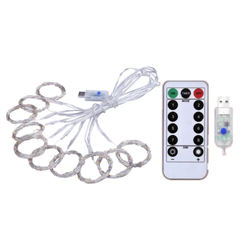 Fantastic LED Curtain With 8 Modes And Remote Control