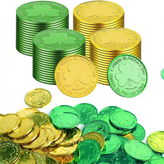 St. Patrick's Day. Lucky Coins Decoration ☘️🪙