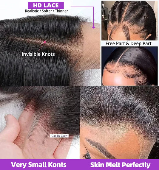 Beautiful HD Lace Frontal Wigs With Human Hair