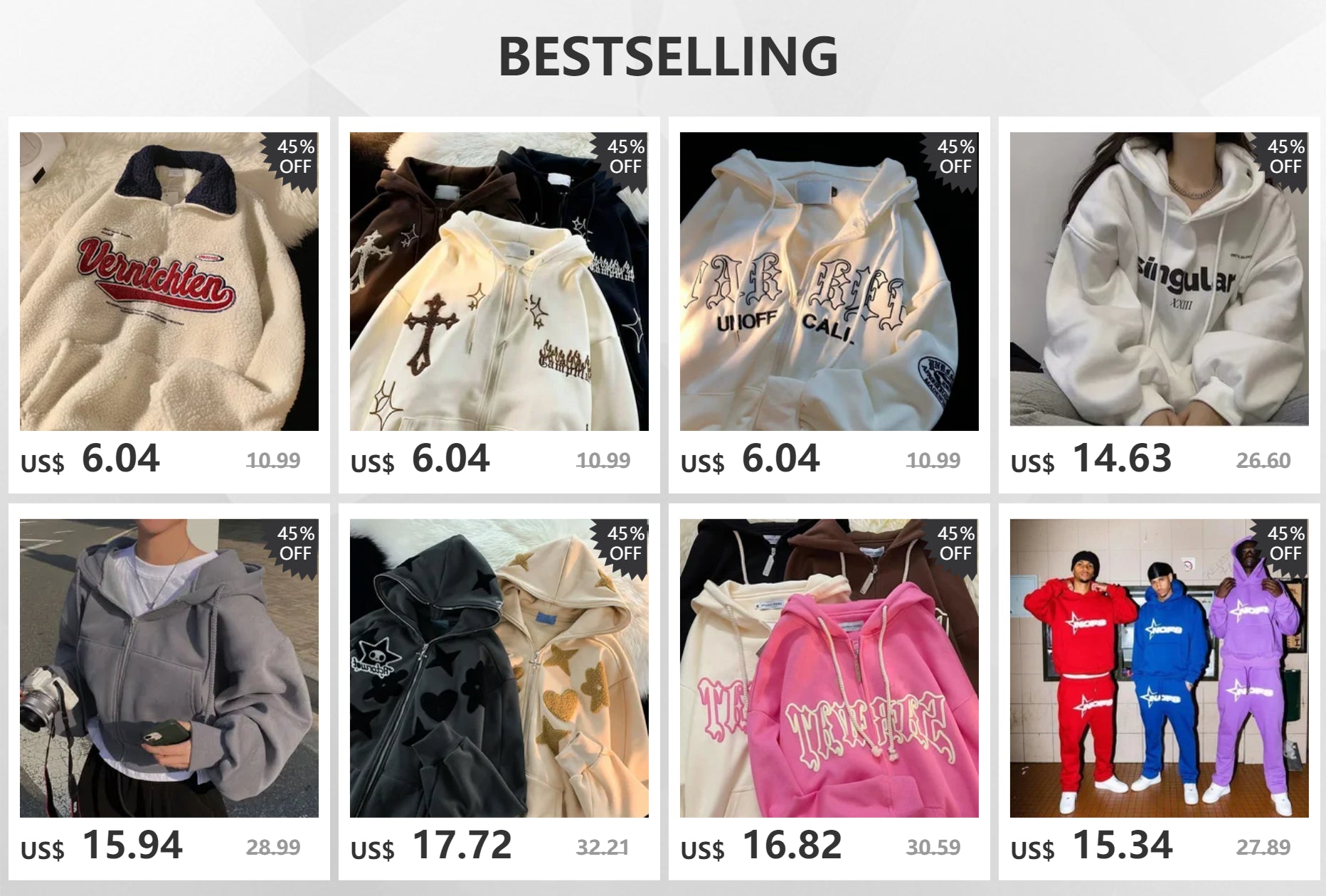 Fantastic Embroidery Sweatshirt - A Trust Market