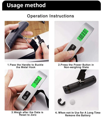 Portable Digital Baggage Weight Balance