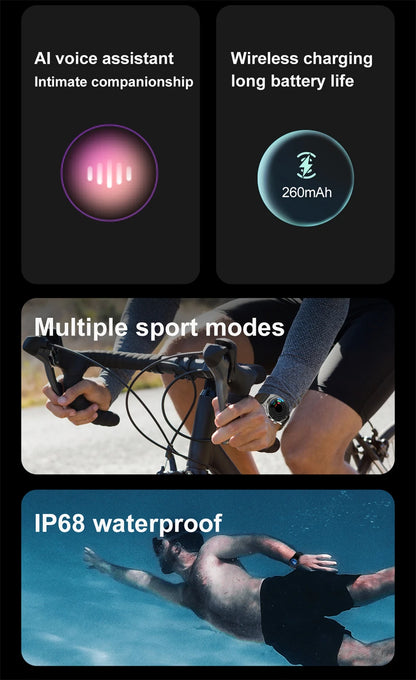 Great Smartwatch 4 Pro With Bluetooth Phone Call and GPS