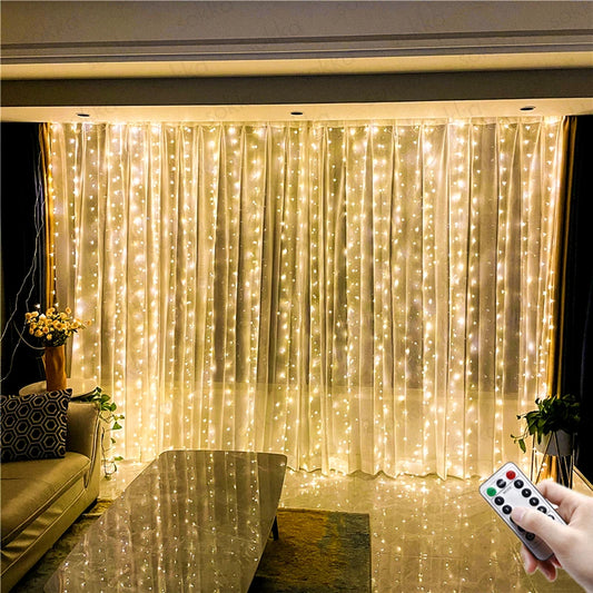 Fantastic LED Curtain With 8 Modes And Remote Control