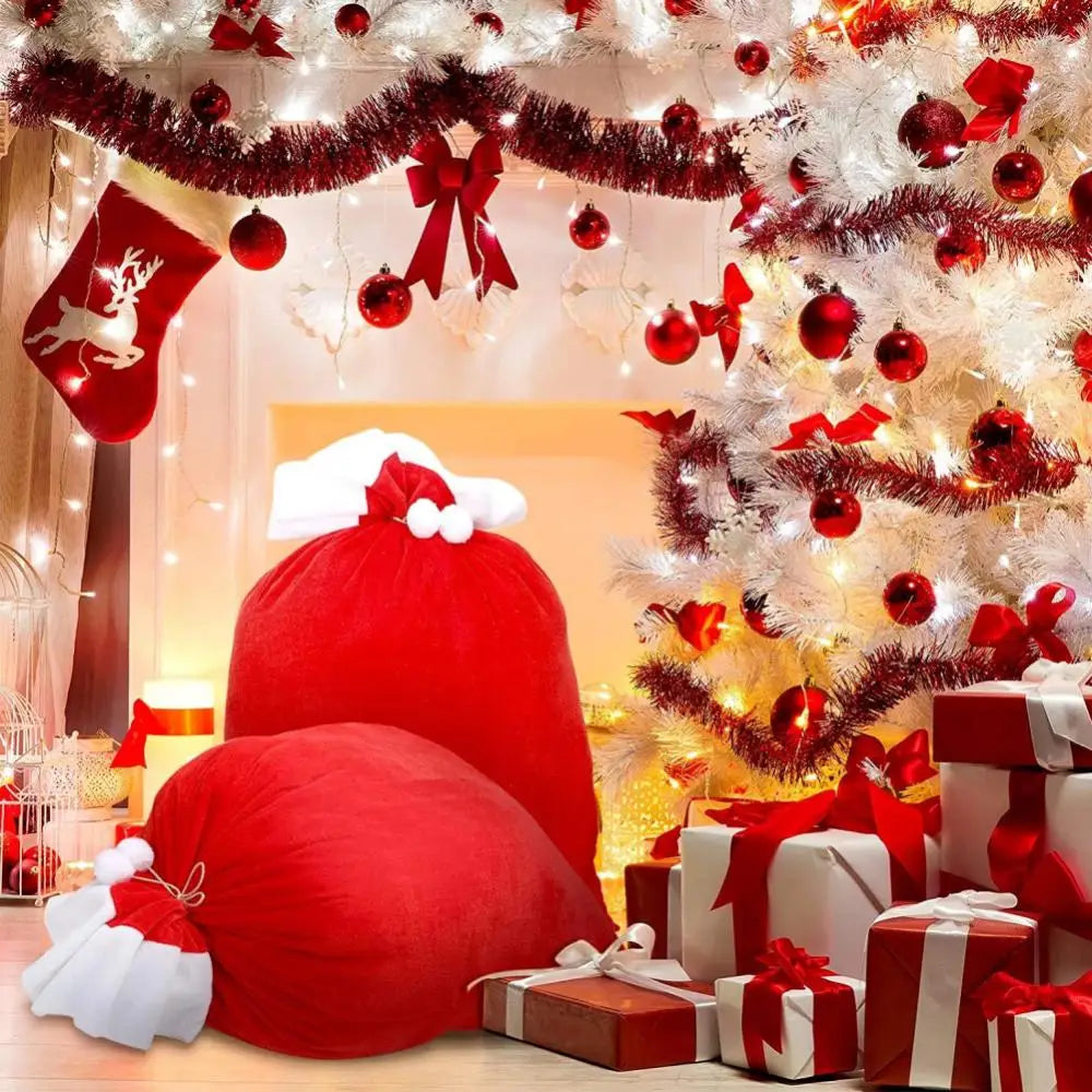 Large Red Santa Claus Gift Bags