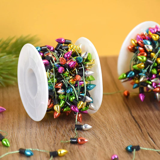 5M/roll Colorful Bulbs String For Christmas Decoration