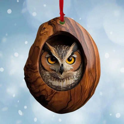 Christmas Ornaments In Acrylic Cartoon For Christmas And Home Decoration