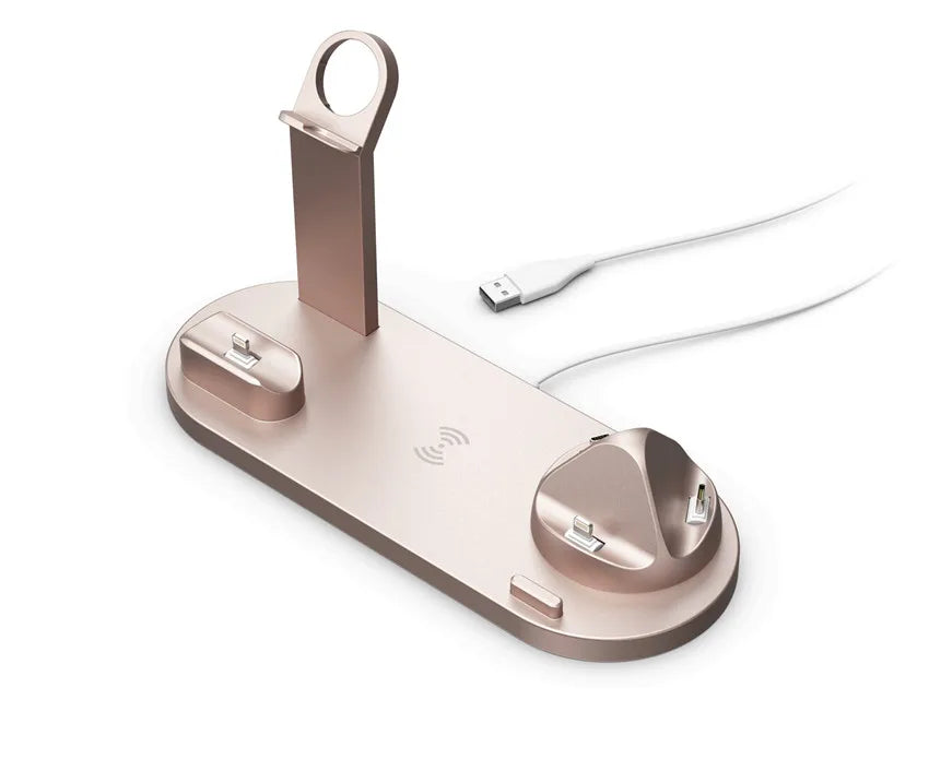 7 in 1 Wireless Charger Stand For iPhone, Smartwatch And Airpods