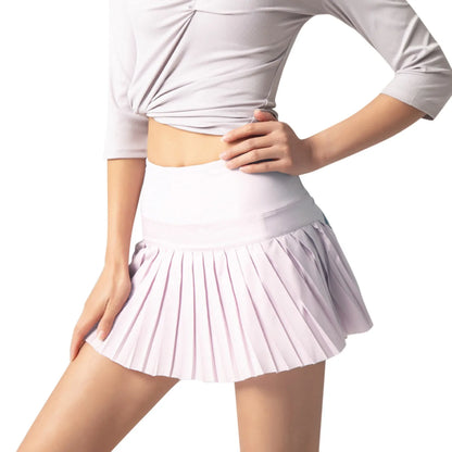 Beautiful High Waist Pleated Mini Skirt Shorts For Sports