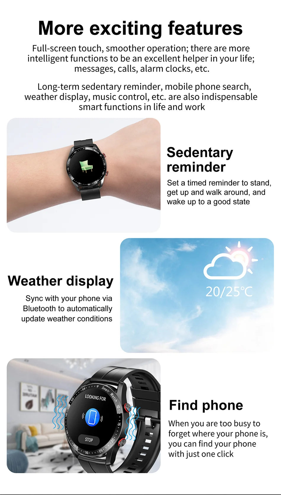 Fantastic New Smartwatch With HD Display And Heart Rate, Fitness Tracker