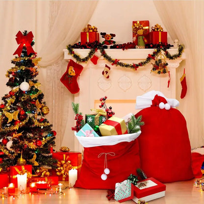 Large Red Santa Claus Gift Bags