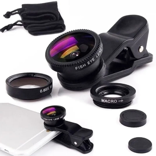 Fantastic 3 in 1 Fisheye Lens With iPhone Clip