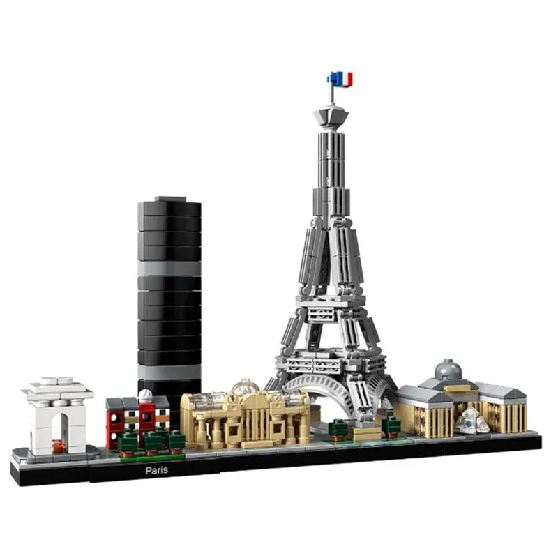 Fantastic Building Blocks Architecture Of Paris, Dubai, London, Sydney, Chicago And Shanghai