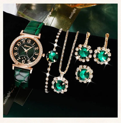 Wonderful Luxury Watch Set For Ladies (Sale 🚨)