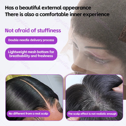 Beautiful HD Lace Frontal Wigs With Human Hair