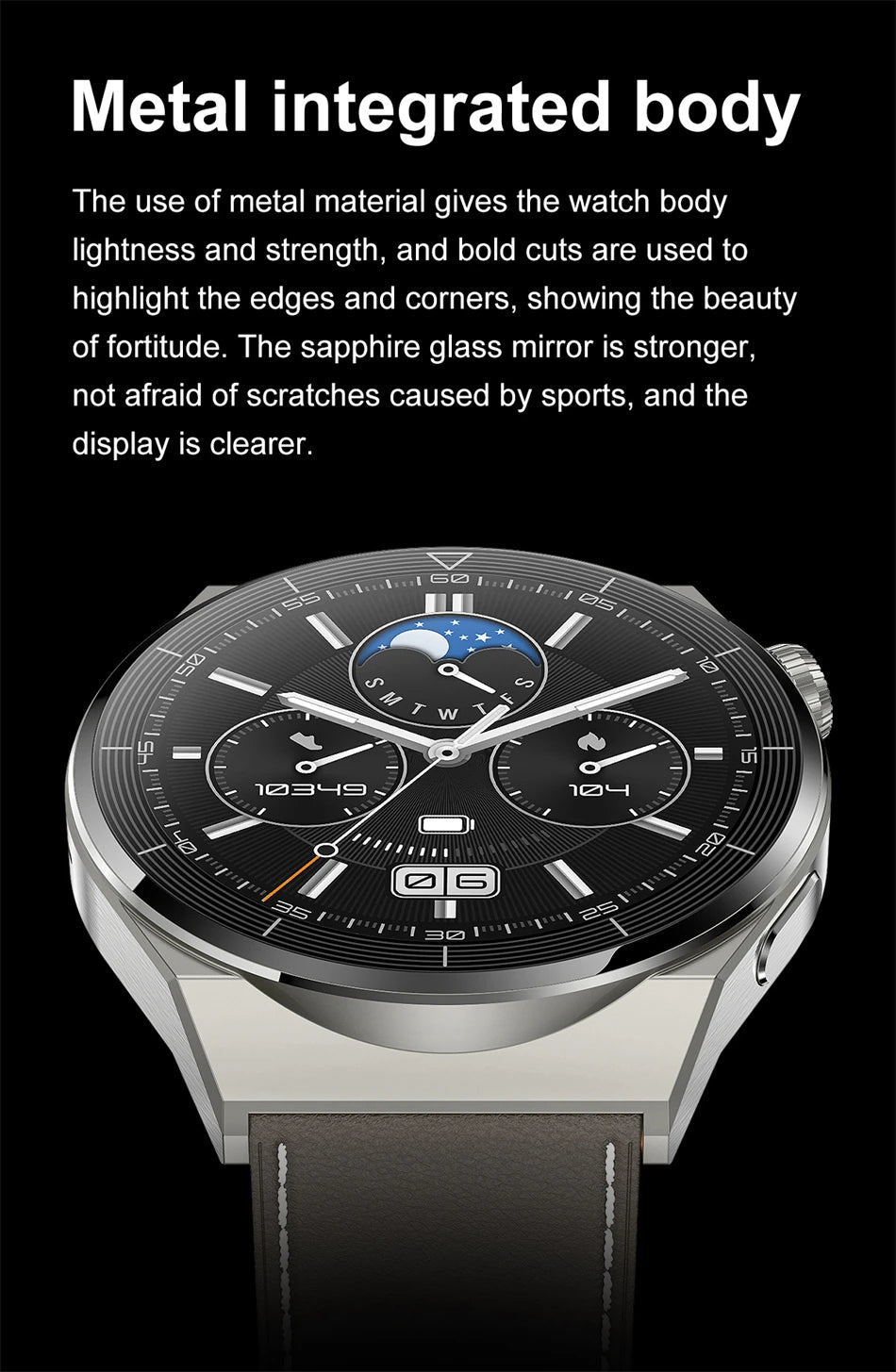 Great Smartwatch 4 Pro With Bluetooth Phone Call and GPS