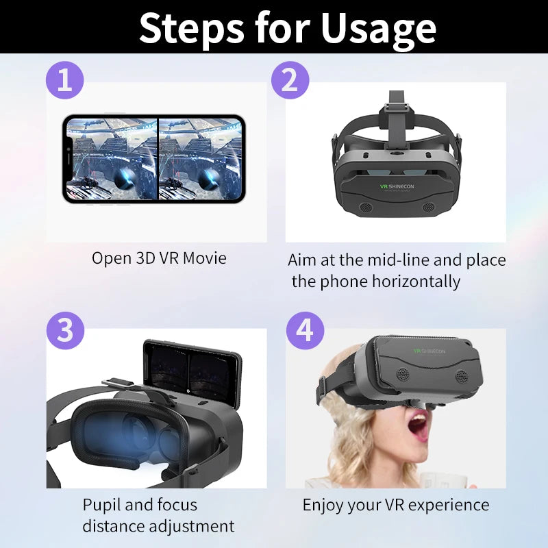 Fantastic VR (Virtual Reality) Glasses