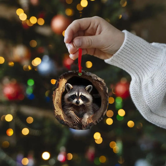 Christmas Ornaments In Acrylic Cartoon For Christmas And Home Decoration