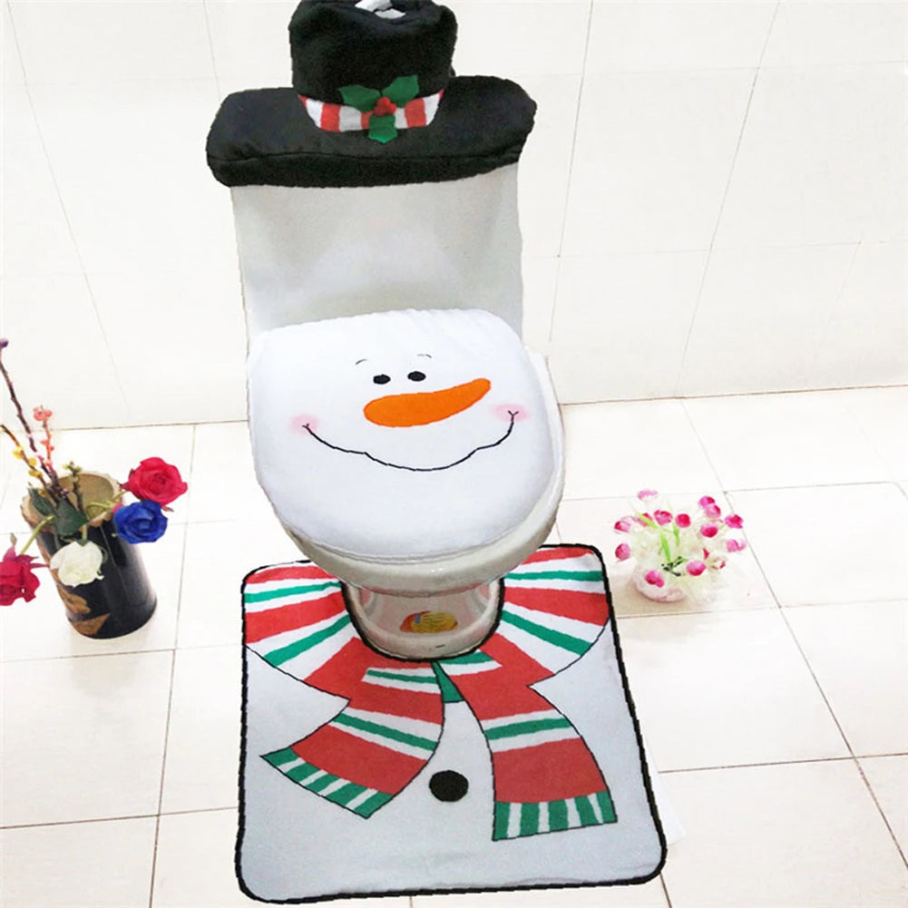 Funny Christmas Toilet Seat Covers