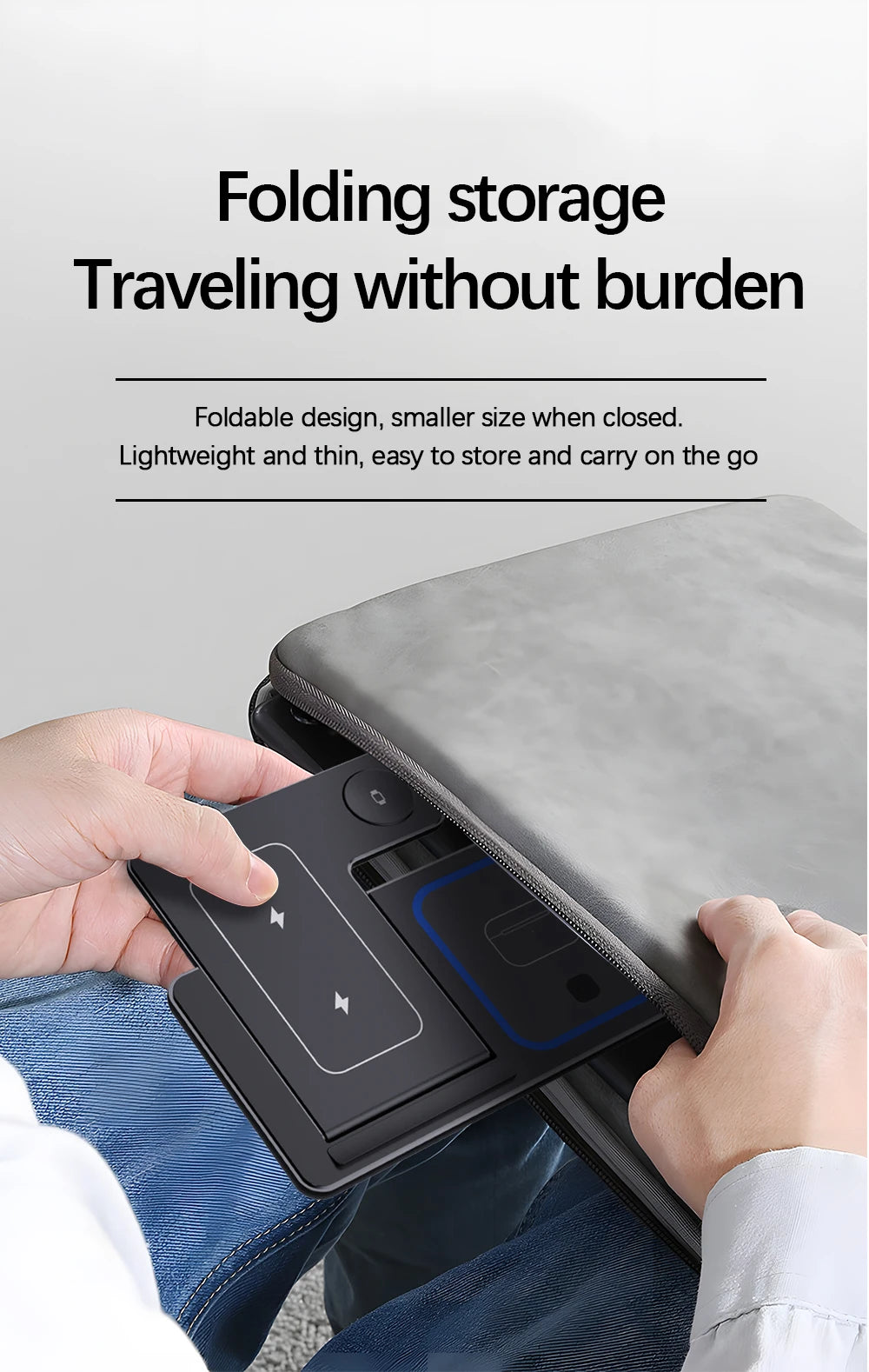 3 in 1 Foldable Charging Station For iPhone, Smartwatch And Airpods