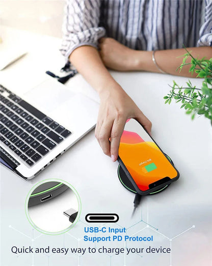 100W Wireless Charger For iPhone, Samsung, Xiaomi And Huawei ( SALE 🚨)