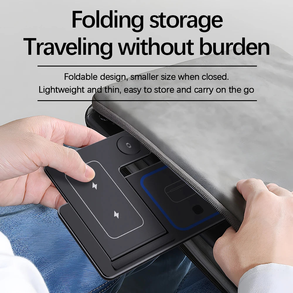 3 in 1 Foldable Charging Station For iPhone, Smartwatch And Airpods