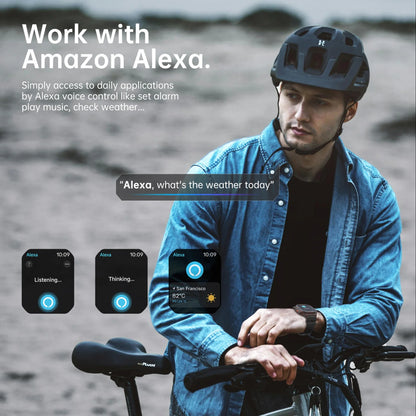 New Men's Rugged Military Smartwatch - Real GPS, Bluetooth And Call Health Monitoring