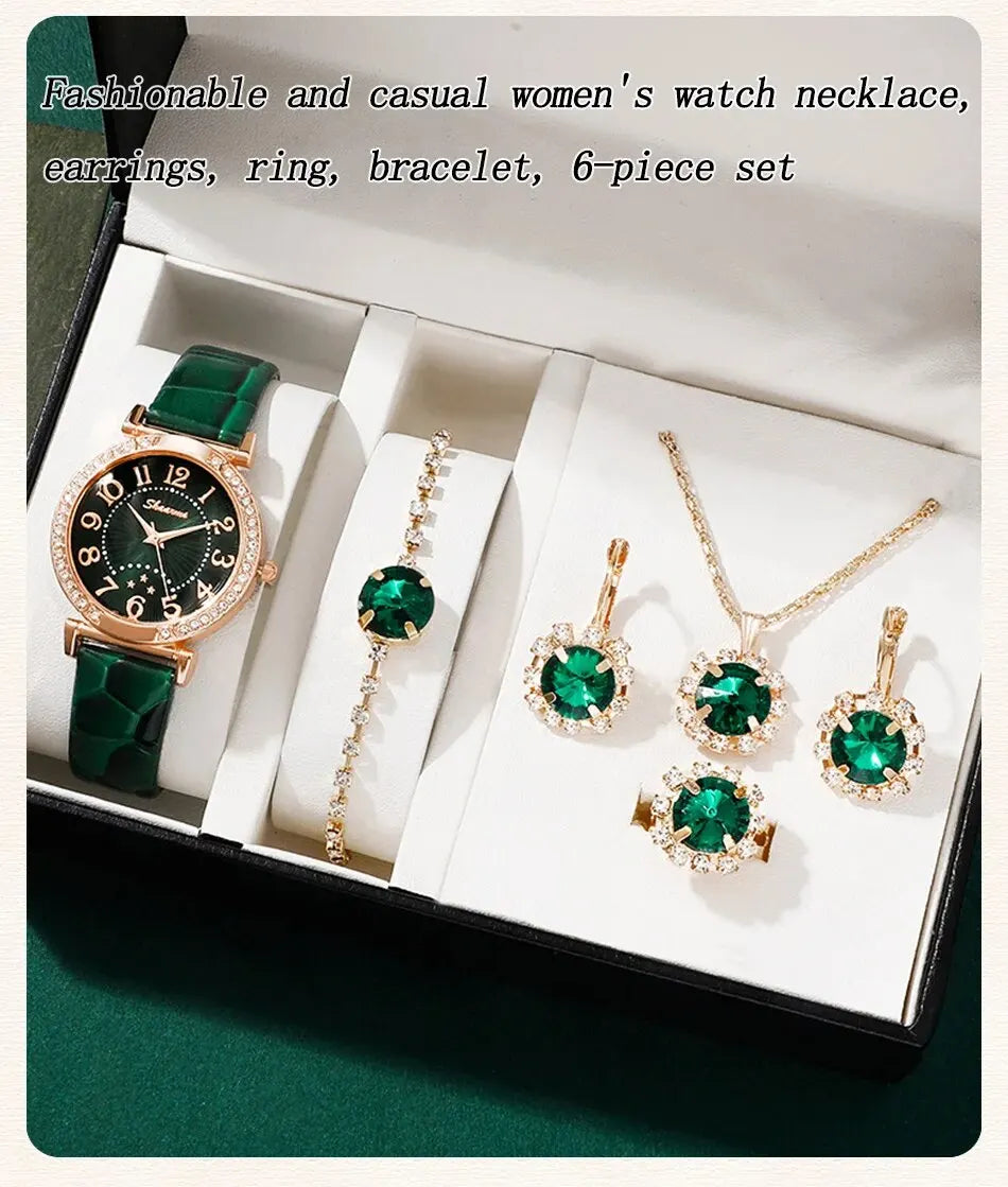 Wonderful Luxury Watch Set For Ladies (Sale 🚨)