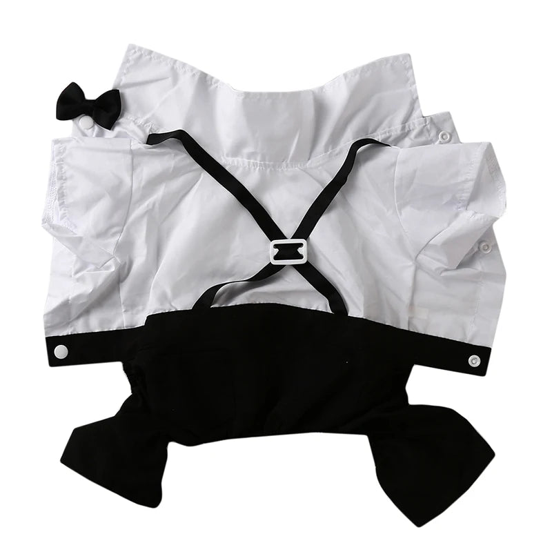 Incredibly Comfort Dog Clothes - Handsome Pets Dog Suit Dress Jumpsuit - A Trust Market