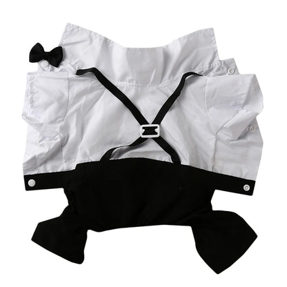 Incredibly Comfort Dog Clothes - Handsome Pets Dog Suit Dress Jumpsuit - A Trust Market