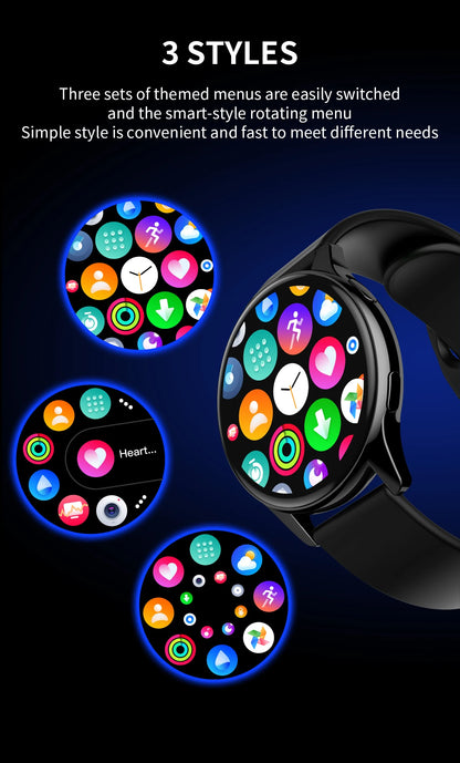 LIGE Men Smart Watch With Heart Rate and Blood Pressure Monitoring