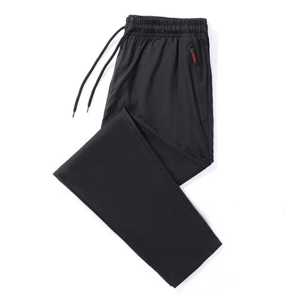 Casual Pants Straight And Slim Fit With Elastic Waist