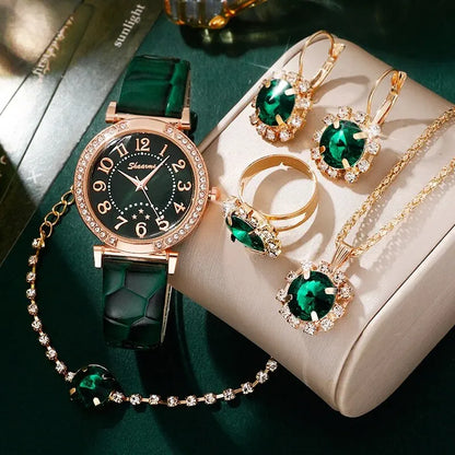 Wonderful Luxury Watch Set For Ladies (Sale 🚨)
