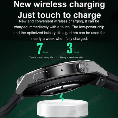 Great Smartwatch 4 Pro With Bluetooth Phone Call and GPS